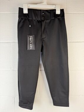 Dirty Mids Black Baseball Pants NWT, Youth